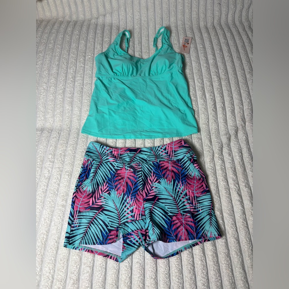 Tropical Print Swim Set - Picture 8 of 11